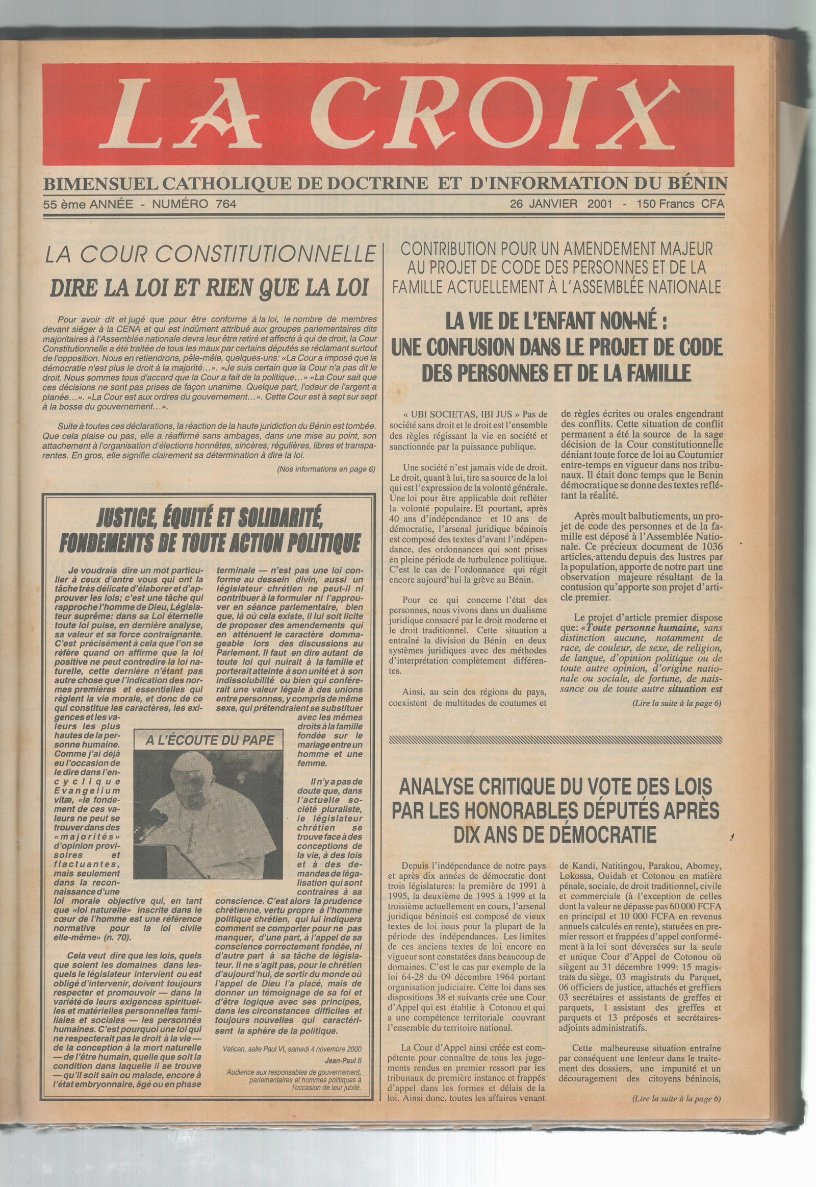 Image de Journal N°764