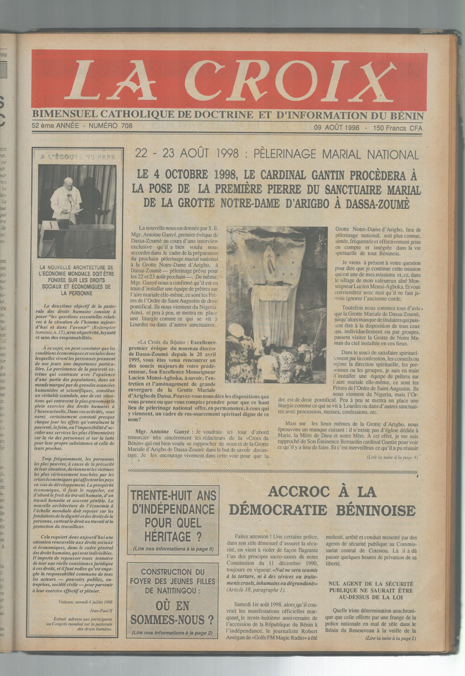 Image de Journal N°708