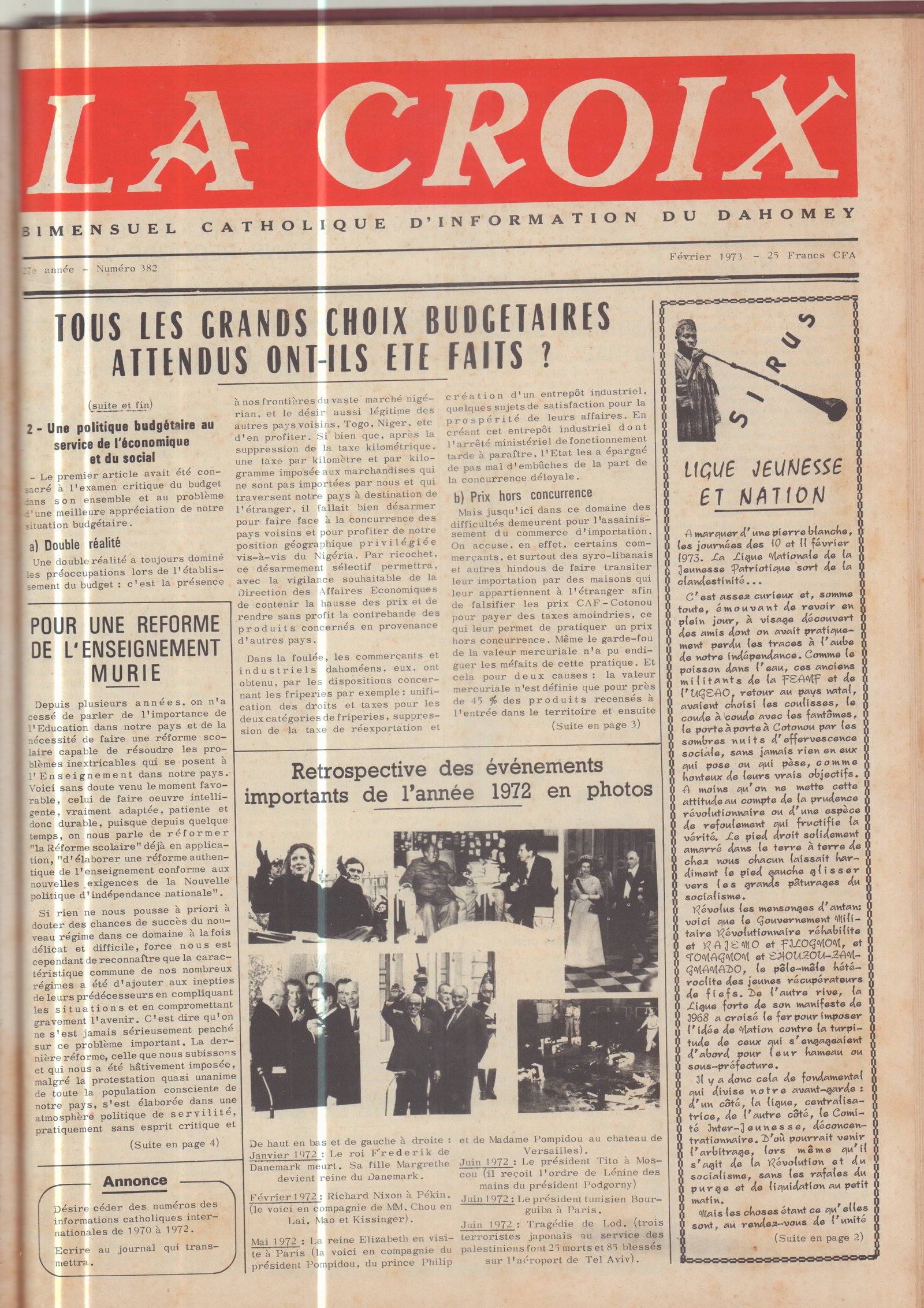 Image de Journal N°382