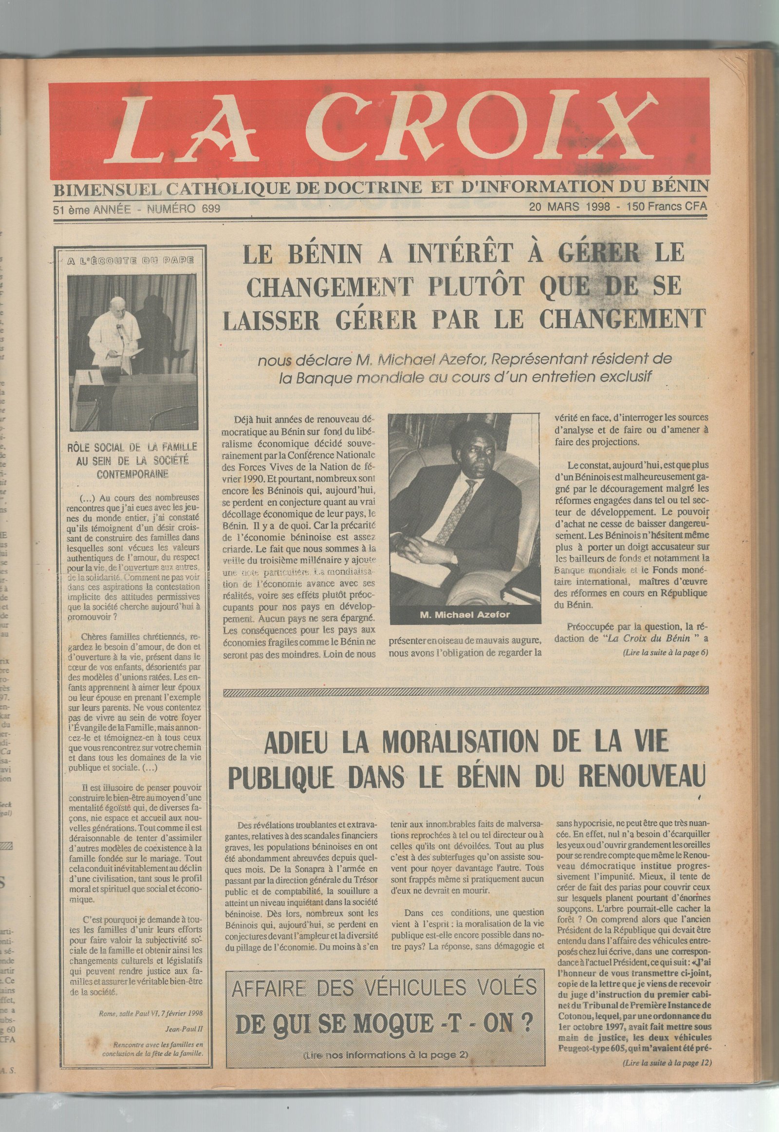 Image de Journal N°699