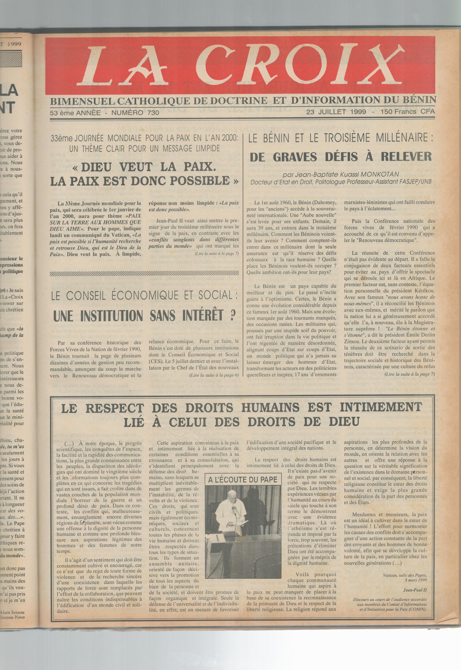 Image de Journal N°730