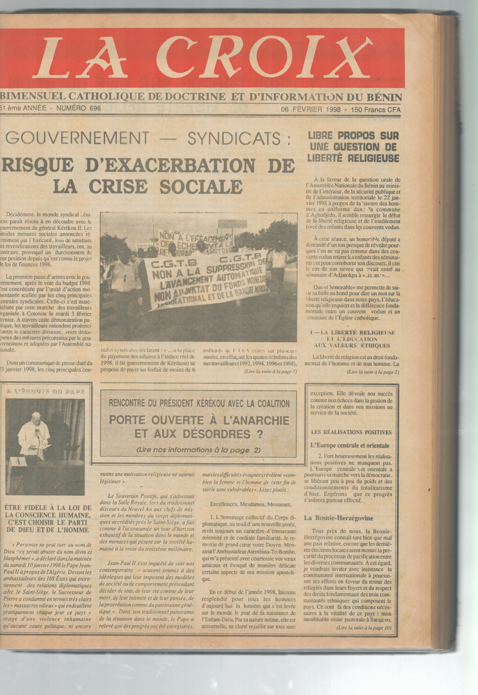 Image de Journal N°696