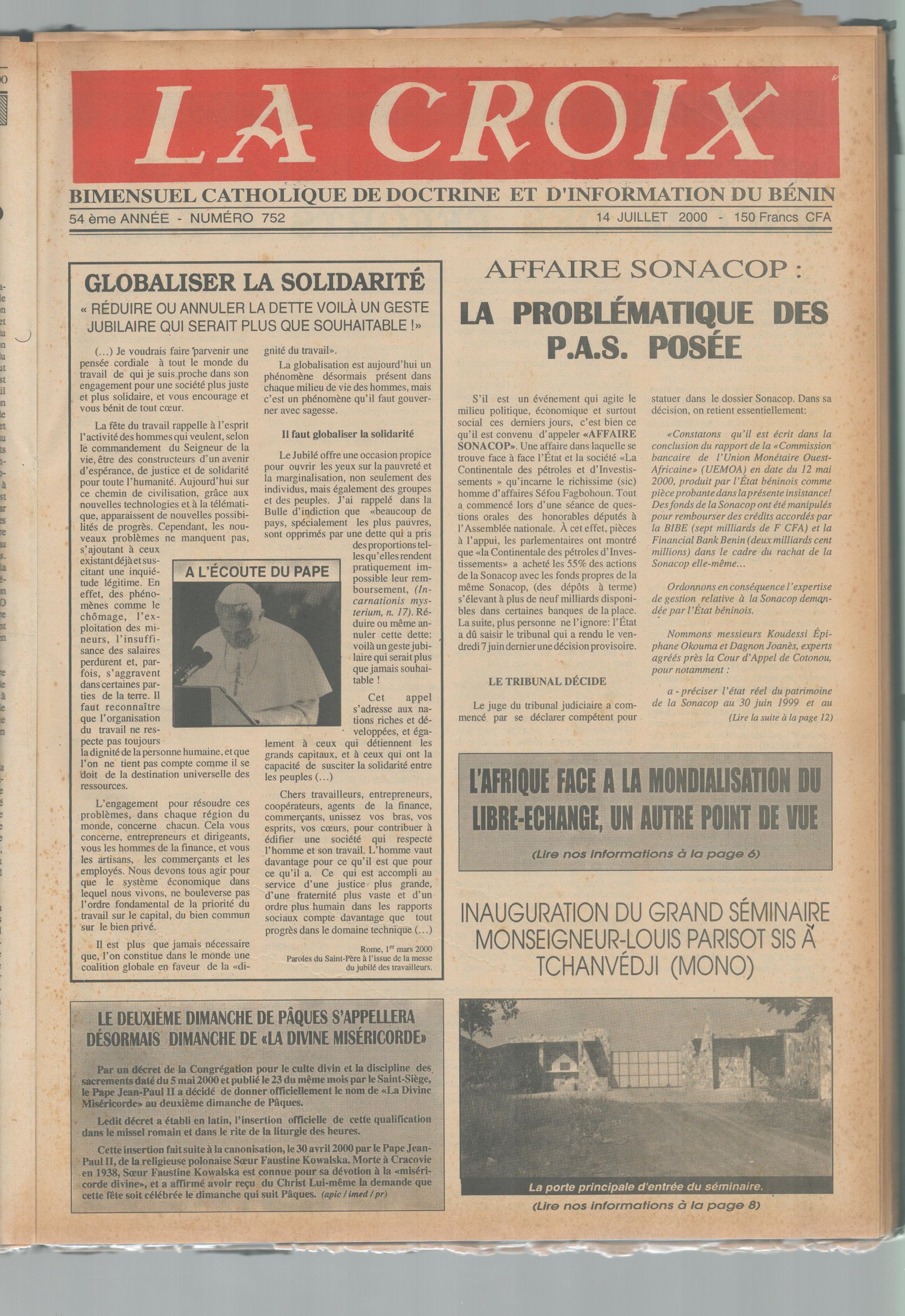 Image de Journal N°752