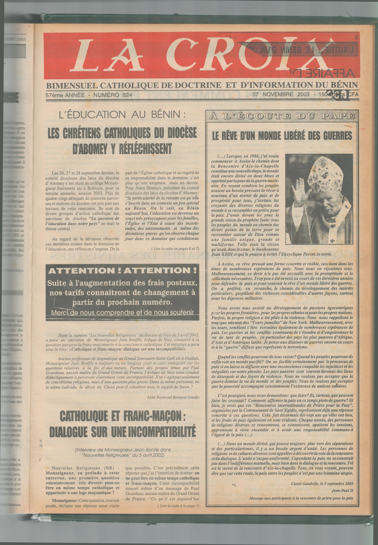 Image de Journal N°824