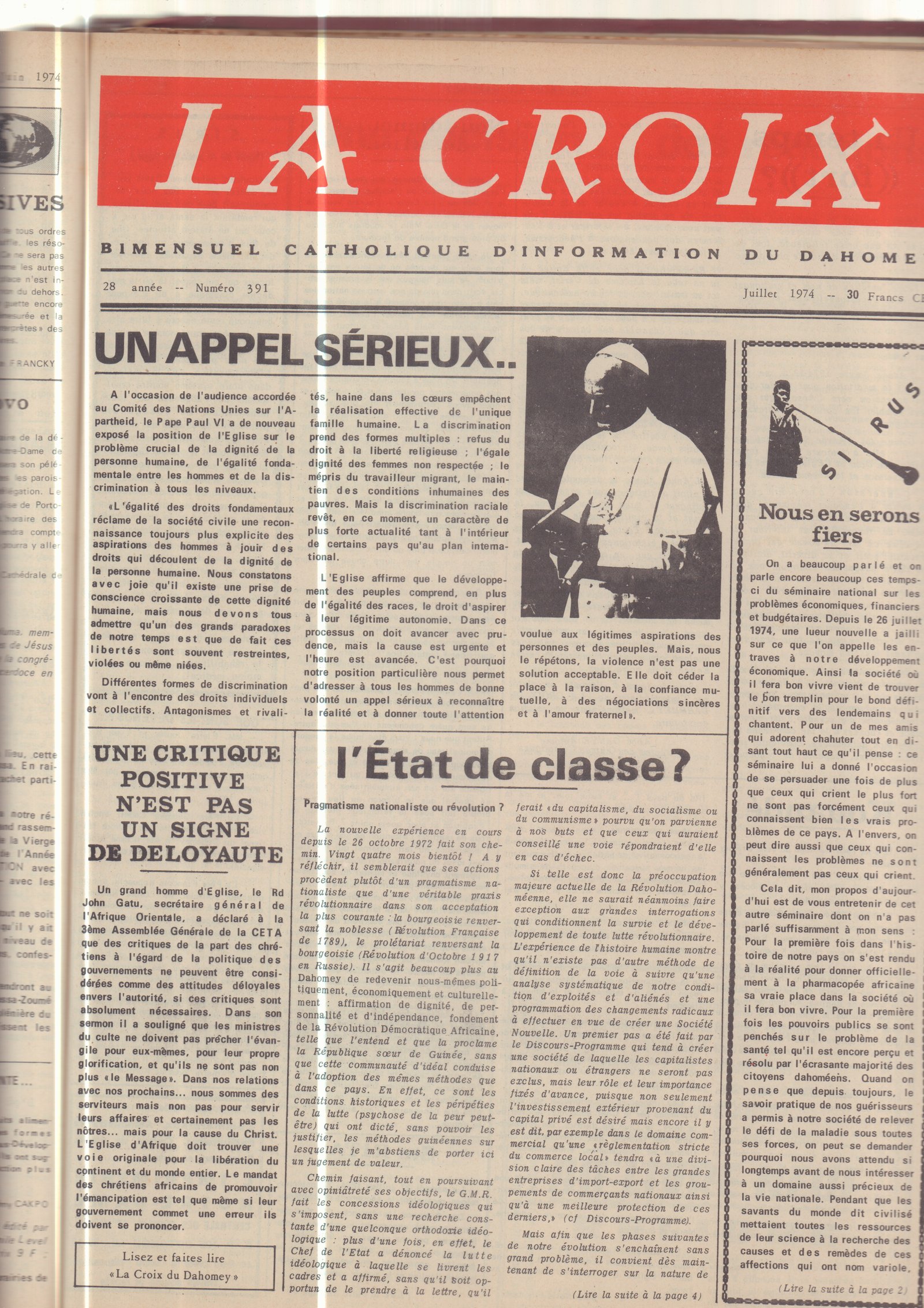 Image de Journal N°391