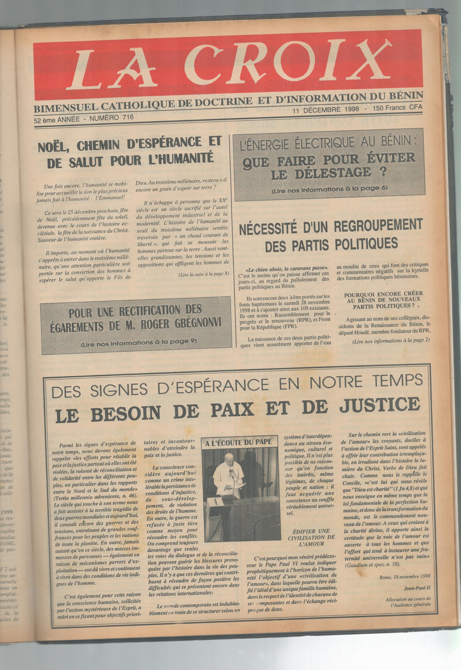 Image de Journal N°716