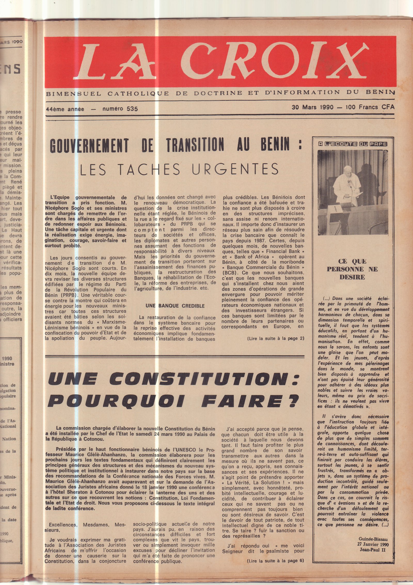 Image de Journal N°535