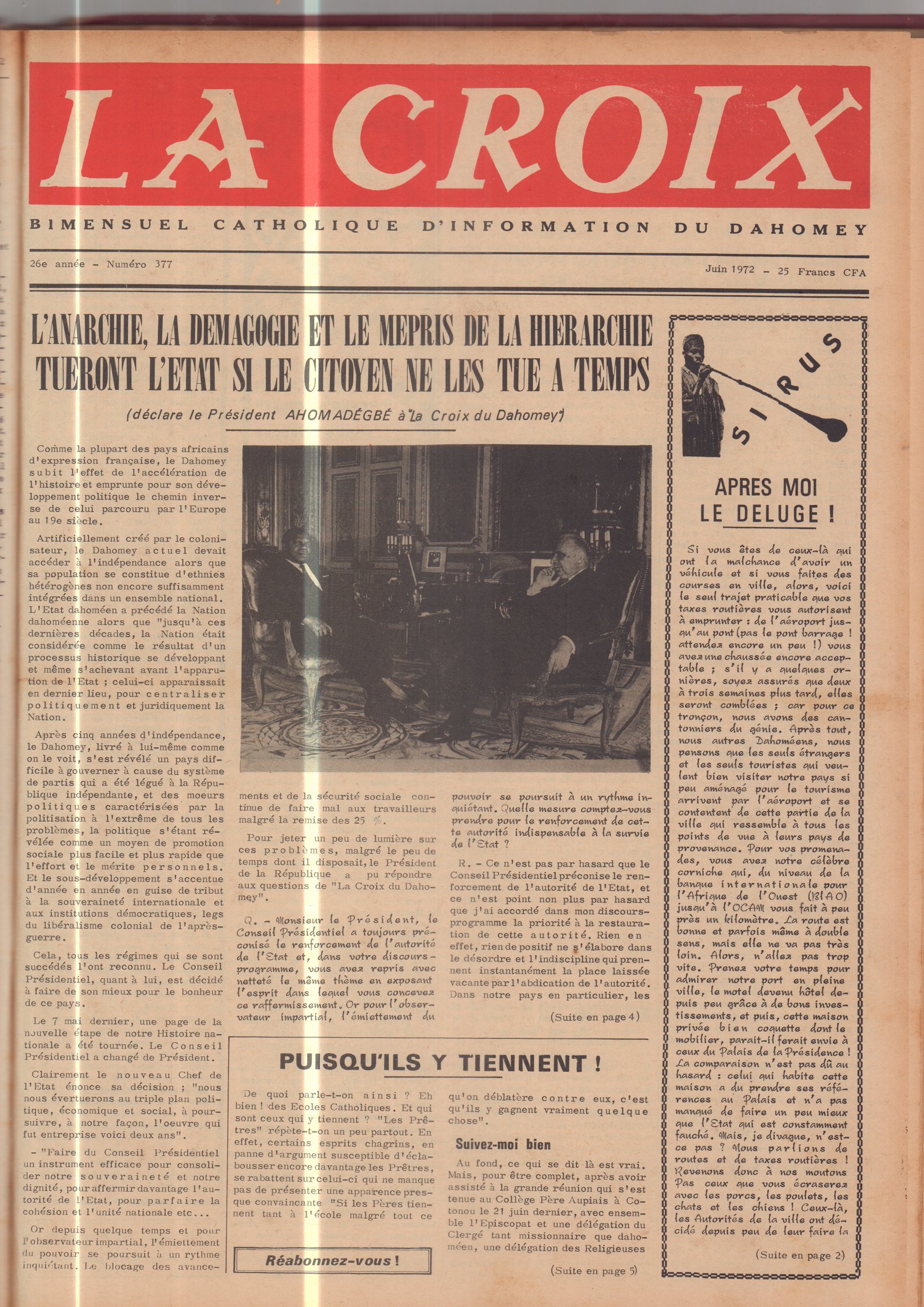 Image de Journal N°377