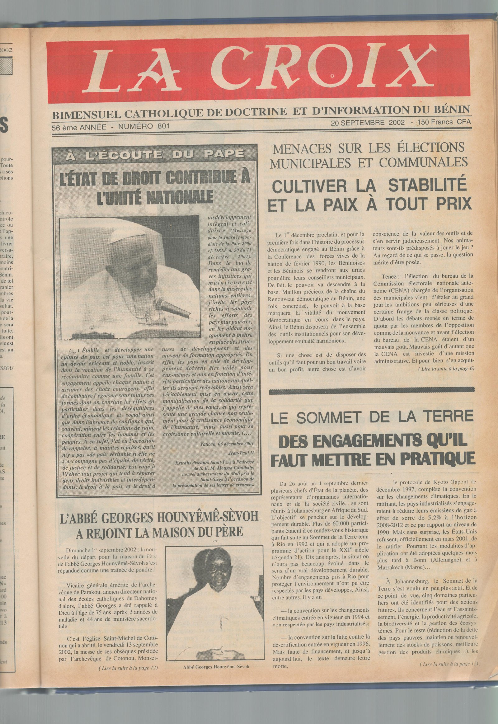 Image de Journal N°801