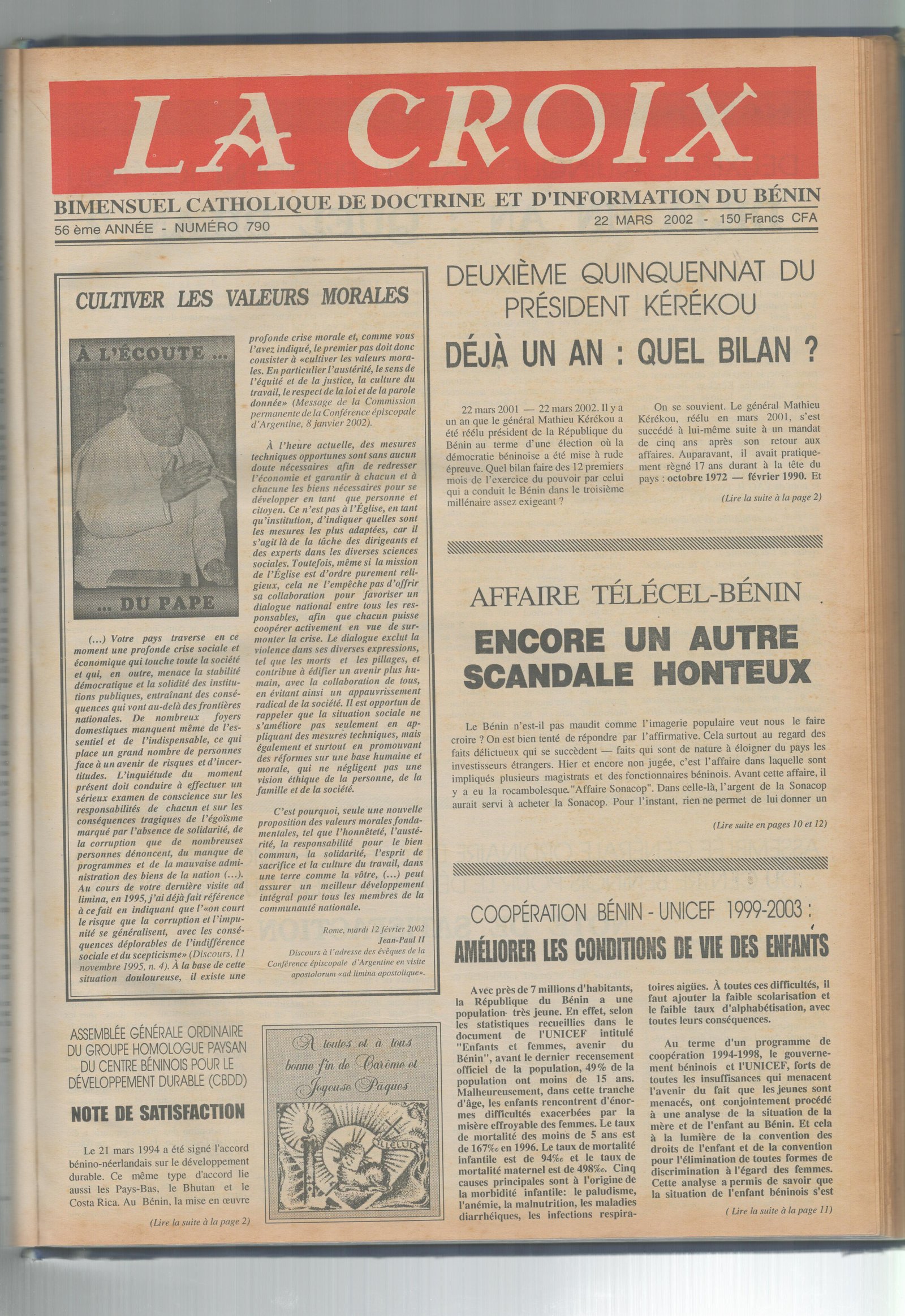 Image de Journal N°790