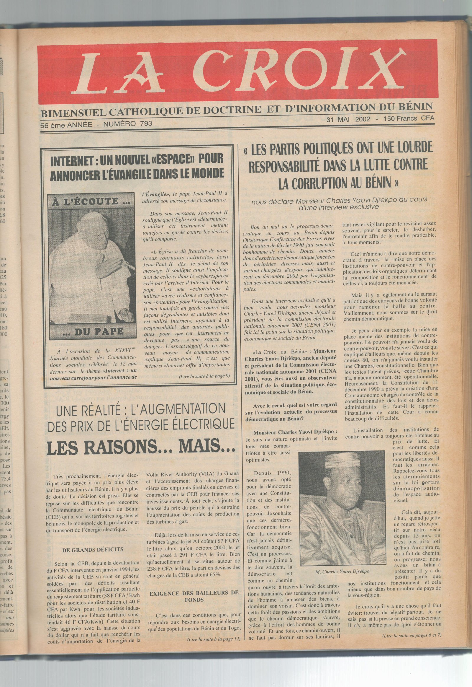 Image de Journal N°793