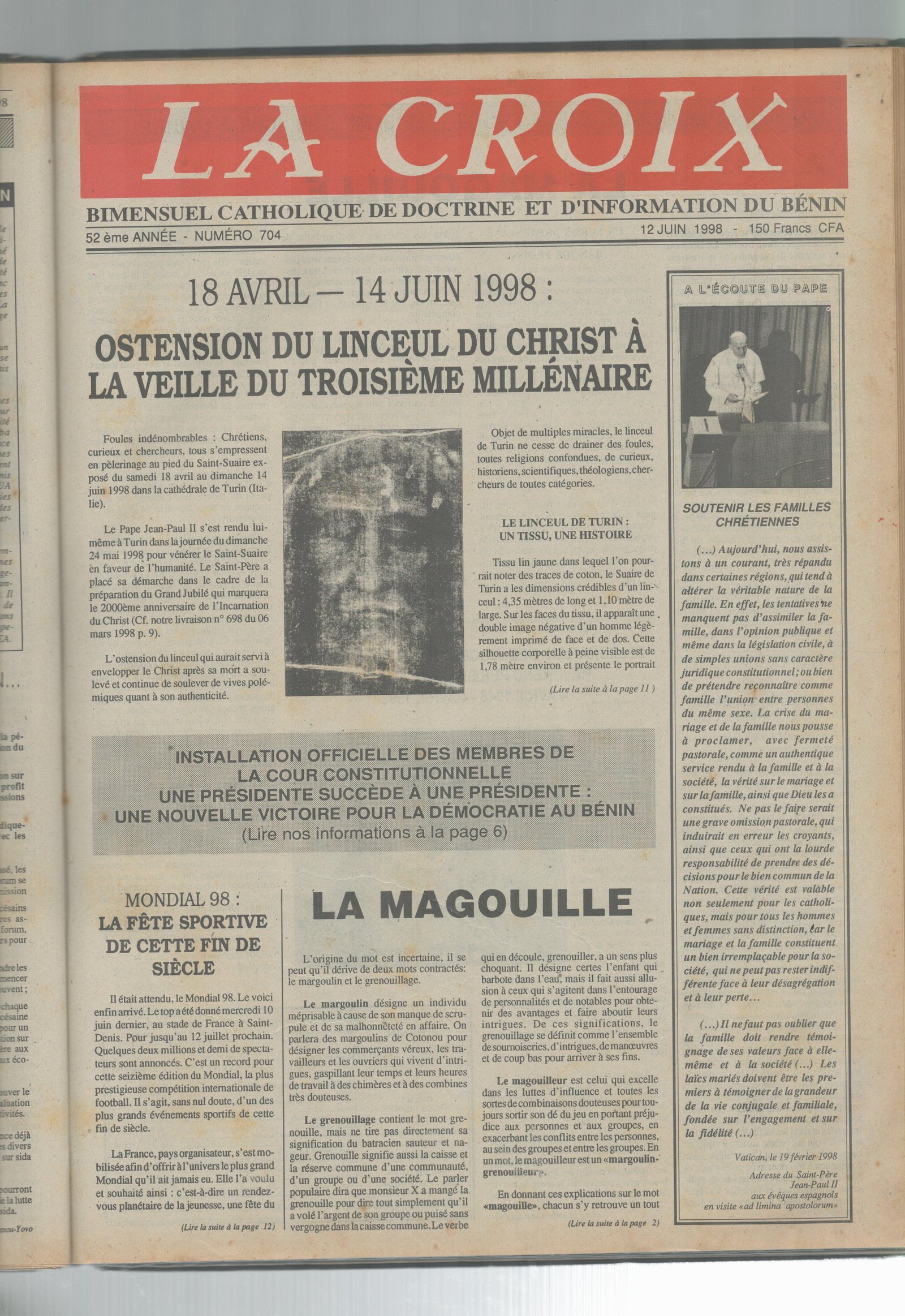 Image de Journal N°704