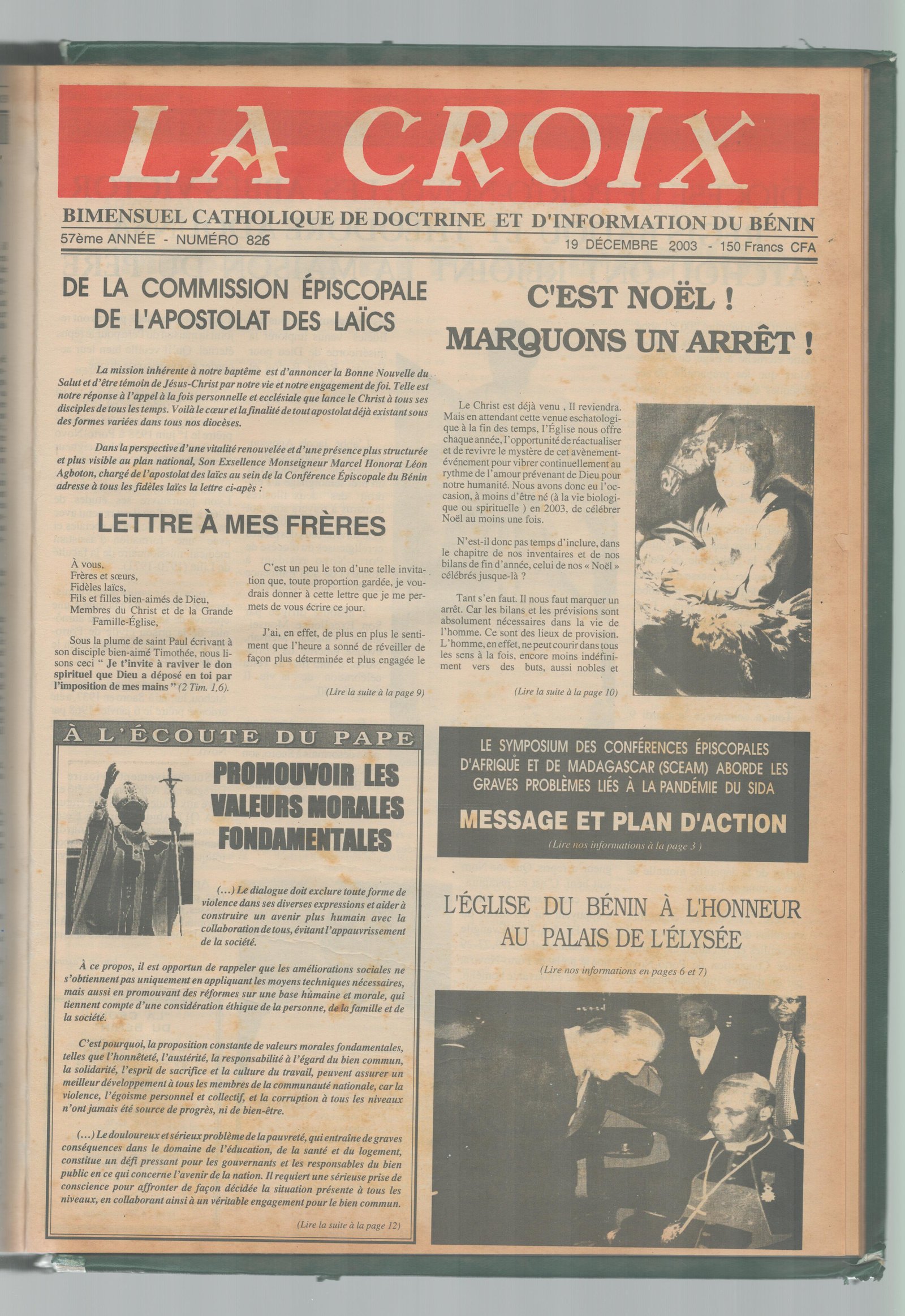 Image de Journal N°826