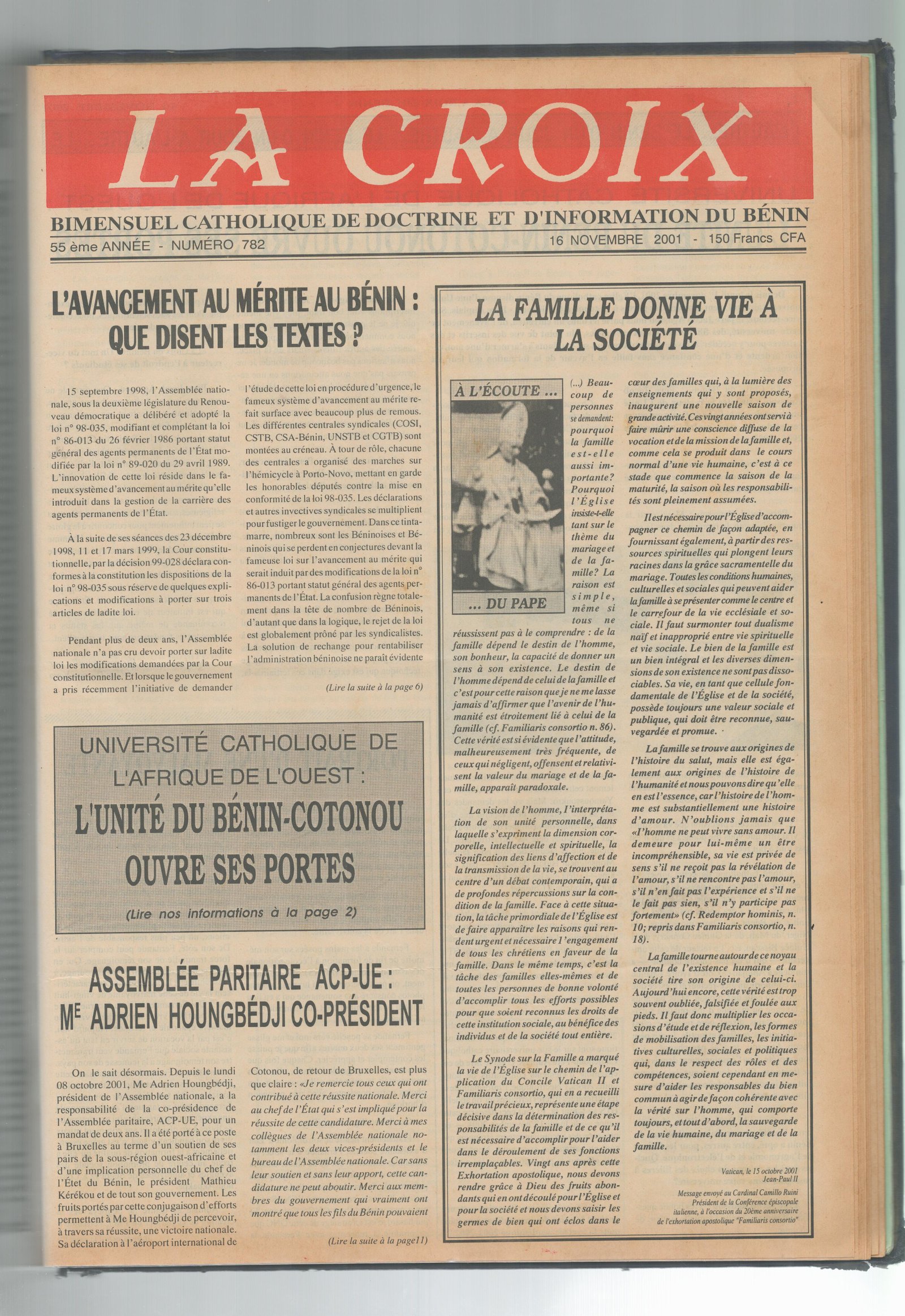 Image de Journal N°782