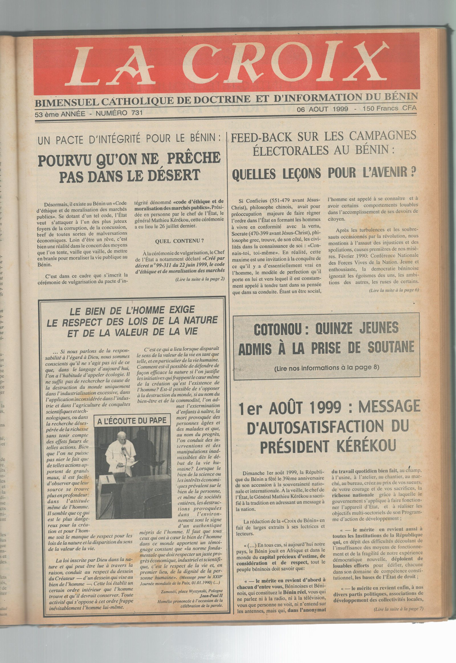 Image de Journal N°731