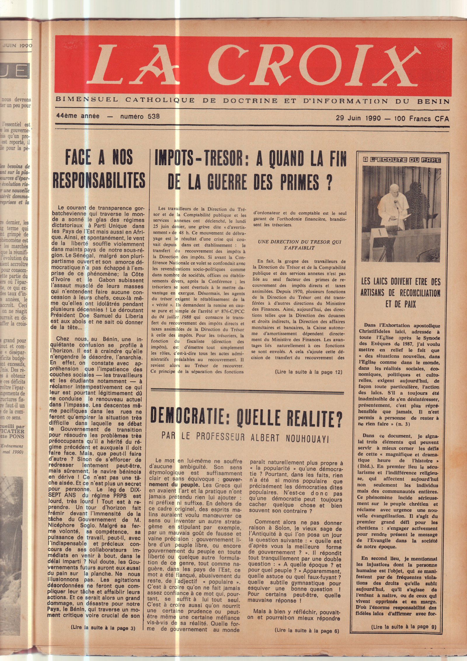 Image de Journal N°538