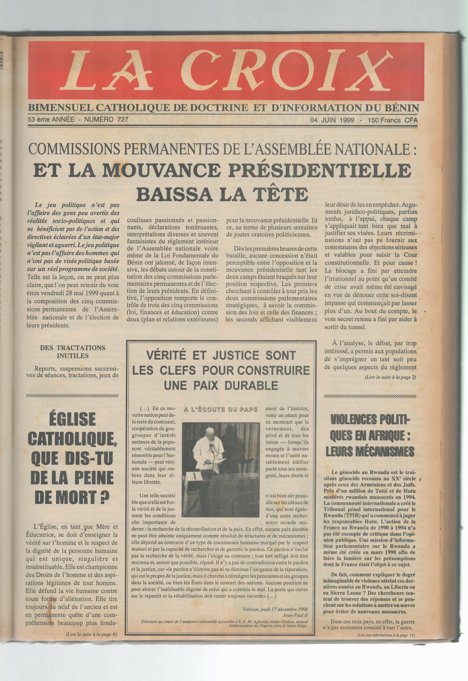 Image de Journal N°727