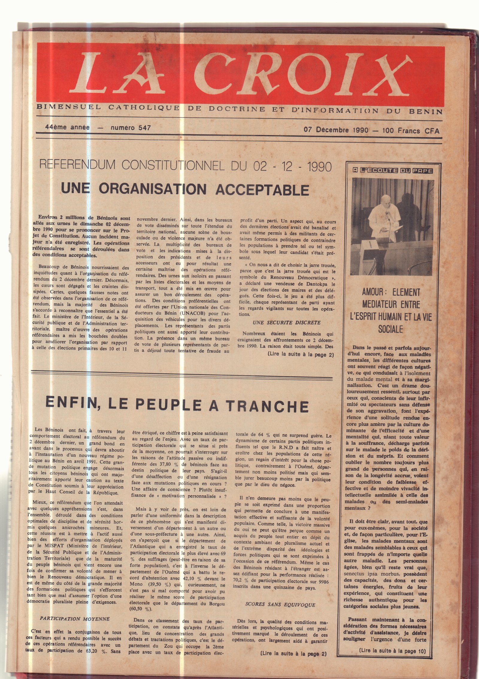 Image de Journal N°547