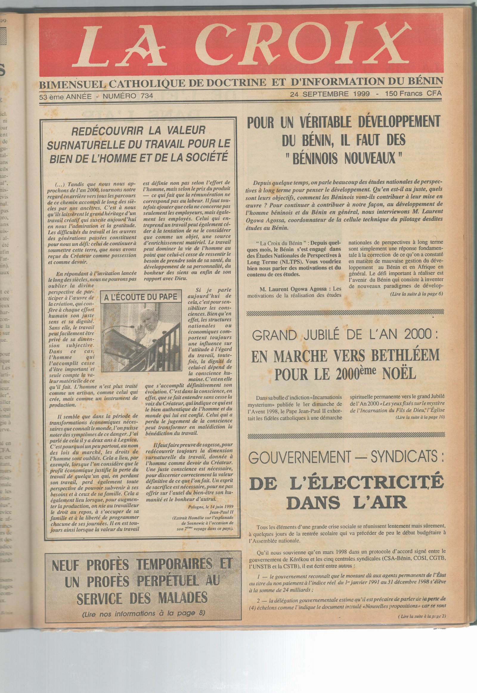 Image de Journal N°734