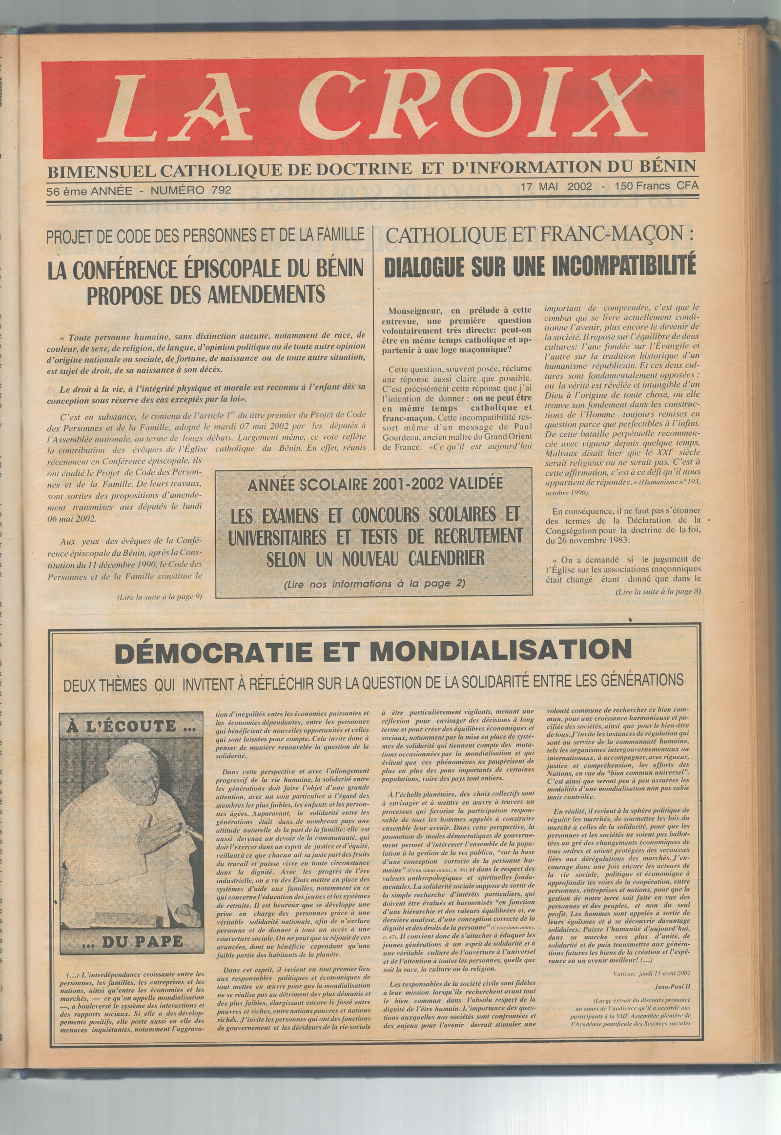 Image de Journal N°792