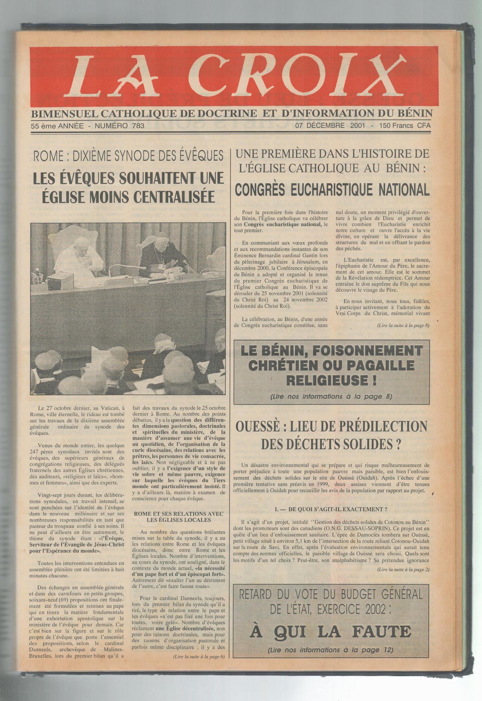 Image de Journal N°783