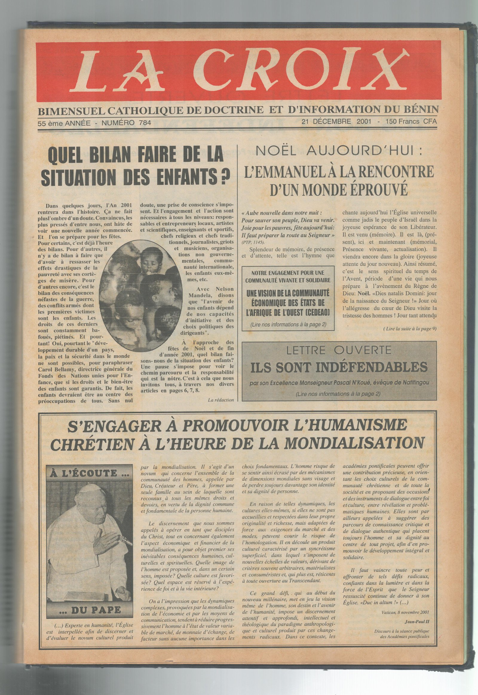 Image de Journal N°784