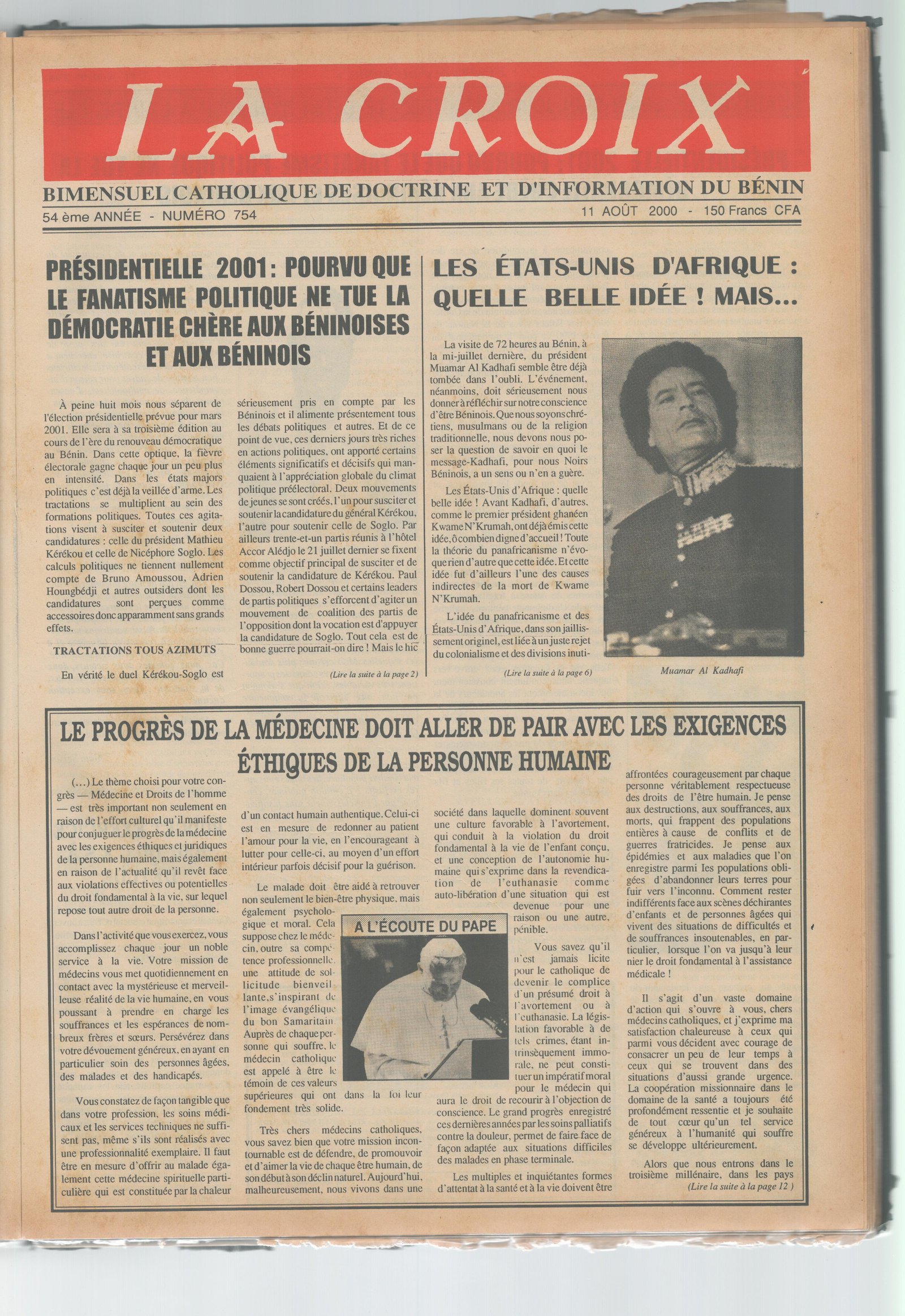 Image de Journal N°754